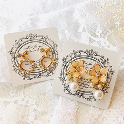 アクセサリー台紙【はがき1/6☆10枚入(60枚分)】 [D-426]フレーム丸6 4枚目の画像