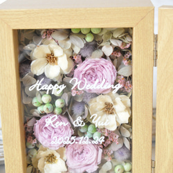 ✽お花にメッセージをそえて✽気持ち華やぐフォトフレーム✽pink 2枚目の画像