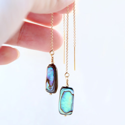 隕石のピアス スウェーデン産 ムオニナルスタ隕石（メテオライト隕石