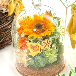 ご予約✦お祭りうさぎ✦夜店で待ち合わせ…ブリザーブドアレンジ