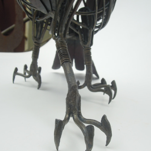 鉄の八咫烏（ヤタガラス） 】L-feb 伝説的鉄生物 鍛造でできた鉄