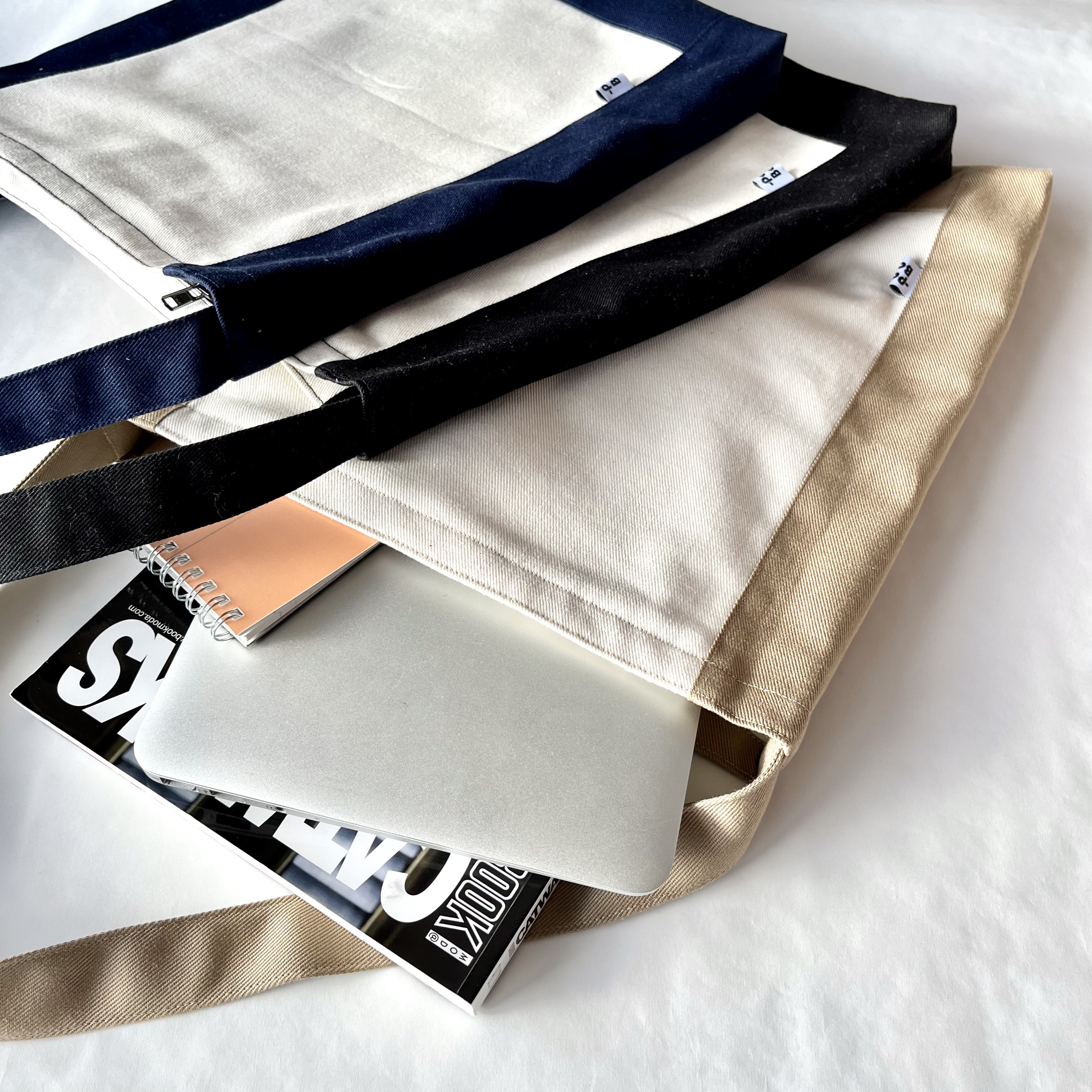 A4ワンショルダーKONOJI TOTE［ファスナー付きトート］※受注生産※ご入金確認後に作製します