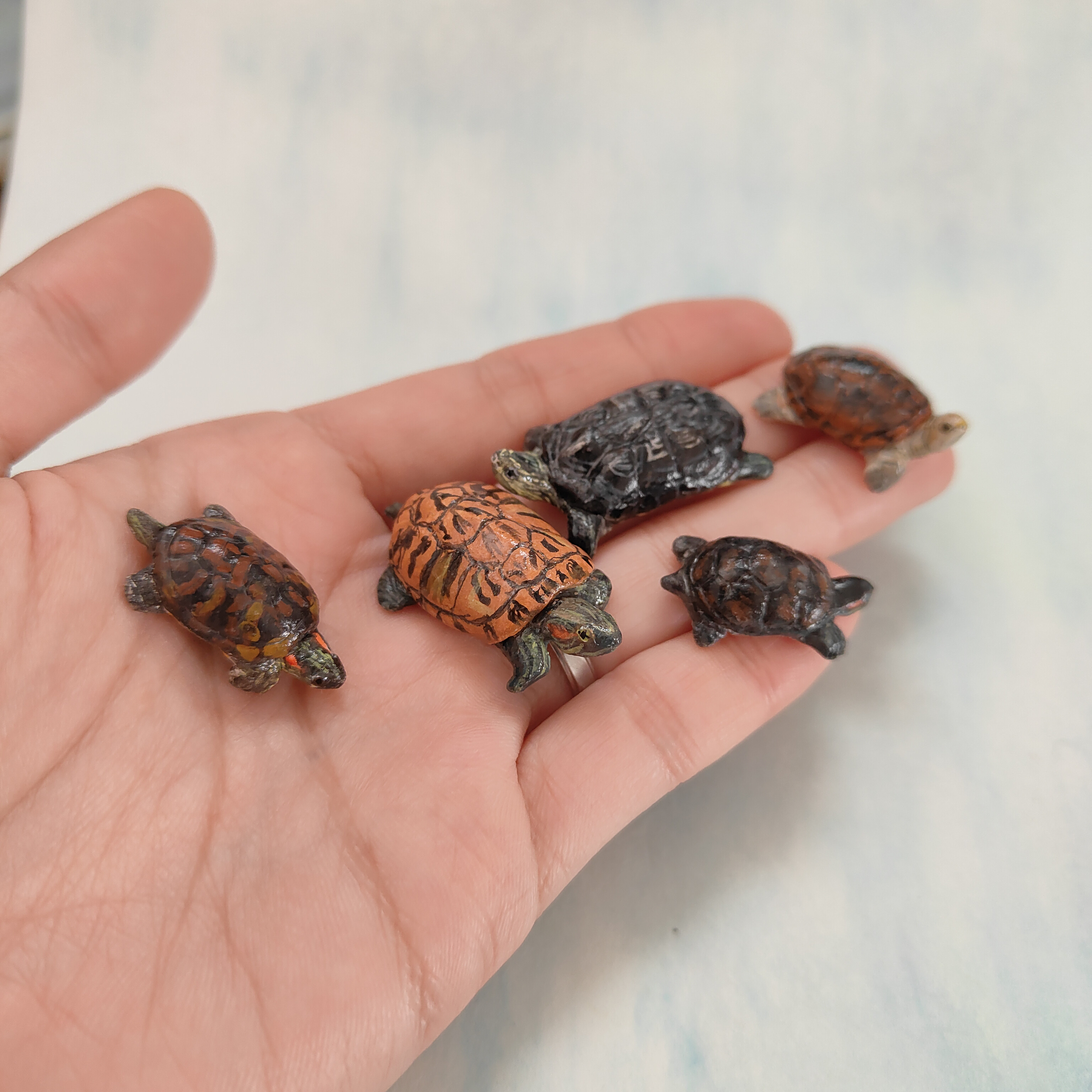 うちの子オーダー★カメのミニチュアつくります