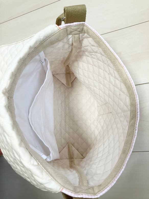 感謝価格！アニマル柄　キルティングショルダーバッグ　通園バック 7枚目の画像