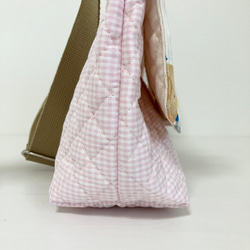 感謝価格！アニマル柄　キルティングショルダーバッグ　通園バック 3枚目の画像