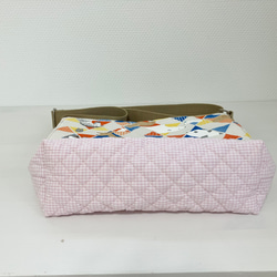 感謝価格！アニマル柄　キルティングショルダーバッグ　通園バック 4枚目の画像