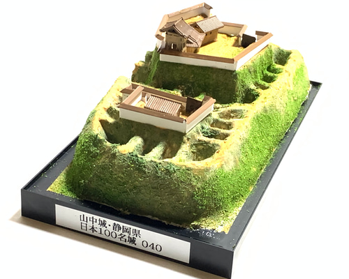 完成品】山中城・静岡県 お城 ミニジオラマ 手のひらサイズ 城コレ