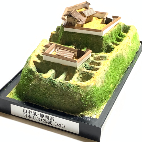 完成品】山中城・静岡県 お城 ミニジオラマ 手のひらサイズ 城コレ