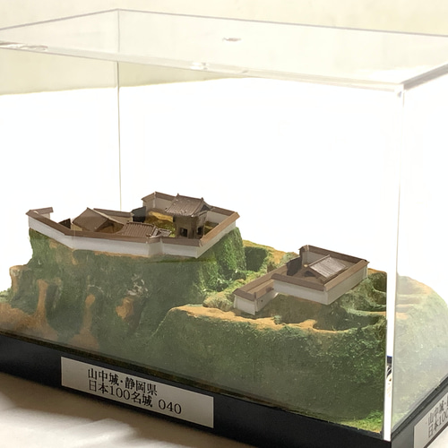 完成品】山中城・静岡県 お城 ミニジオラマ 手のひらサイズ 城コレ