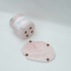 【collaboration】Aroma candle × Jesmonite ピンク 8枚目の画像