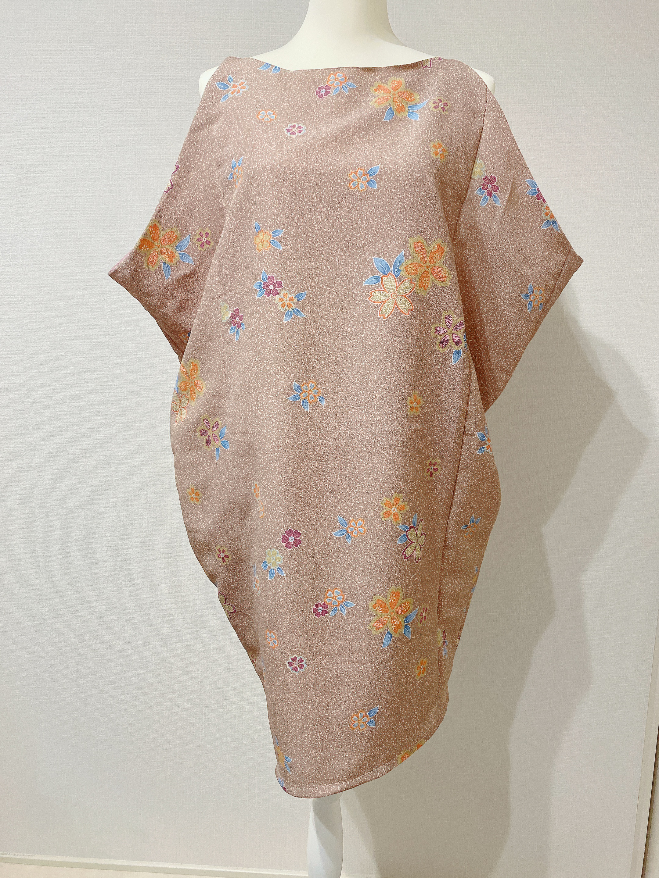 着物ドレス Mサイズ ワンピース 和柄 YUKINKO