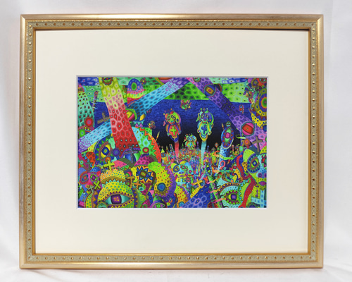 犠牲者たちの復活 限定10部 ジクレー版画 絵画 室内装飾 版画 高見沢耳