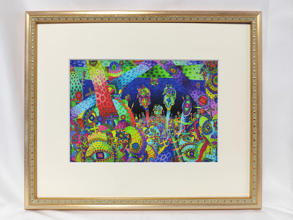 犠牲者たちの復活 限定10部 ジクレー版画 絵画 室内装飾 版画 高見沢耳