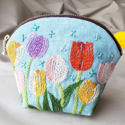 モーリーのお花＊玄関マット約185×83cmマルチカラー