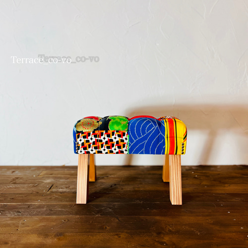 KIMONO ~着物~ patch stool 椅子（チェアー）・スツール てらすこーぼ