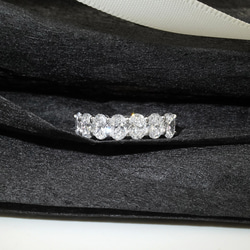 ラボダイヤモンドオパールカット7石エタニティリング 20250306-002（4週間発送） 11枚目の画像