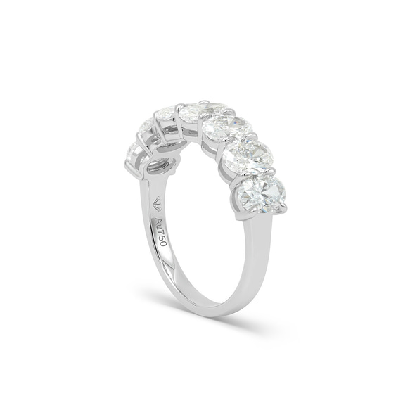 ラボダイヤモンドオパールカット7石エタニティリング 20250306-002（4週間発送） 3枚目の画像