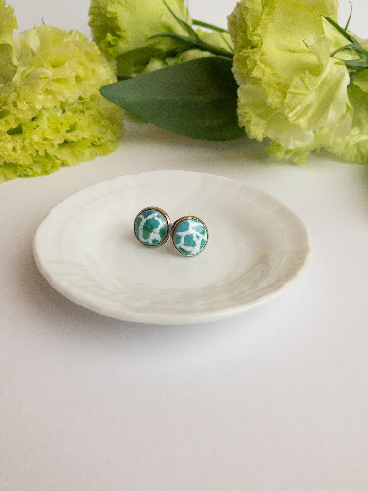 ◇波　◇ピアス　◇七宝