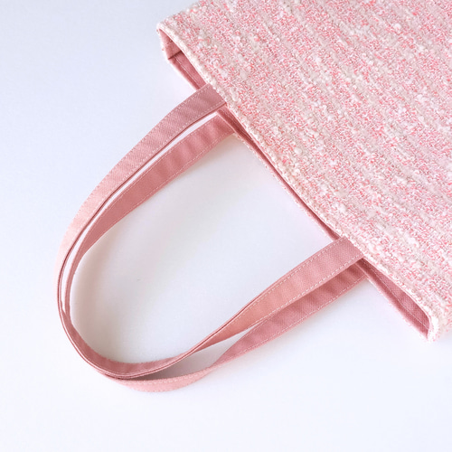 A4が入るフラットトート《Sakura Pink》| サブバッグ フォーマル