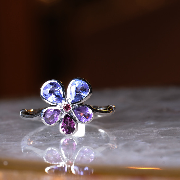 スミレのリング 指輪・リング Engraver Ed 通販 19028056｜Creema