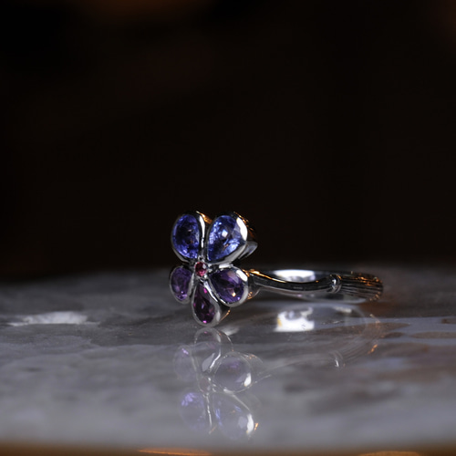 スミレのリング 指輪・リング Engraver Ed 通販 19028056｜Creema