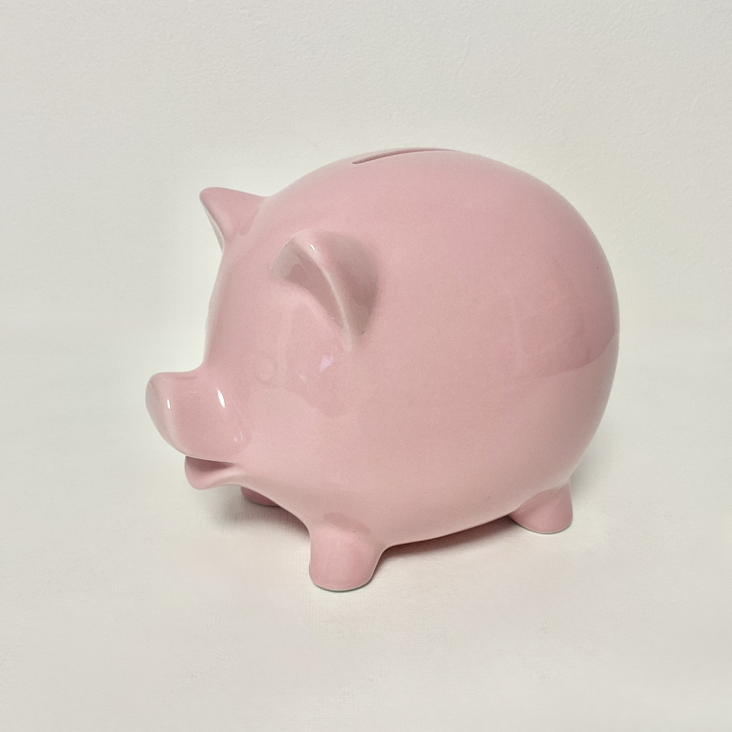 大きなブタの貯金箱(ピンク) その他インテリア雑貨 PaintersGarden