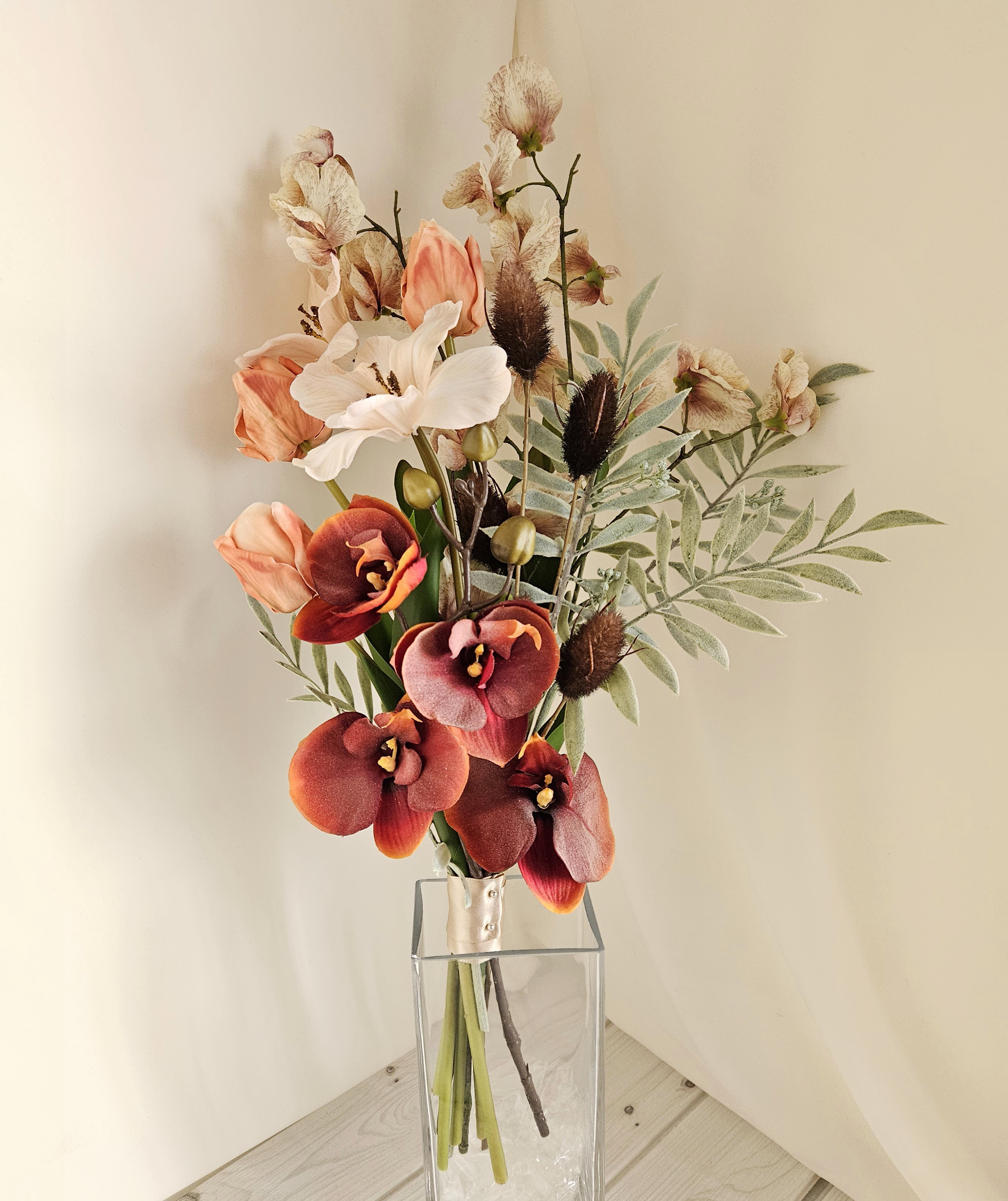 ウェディングブーケ（ブートニア付き）B-194 9,360円