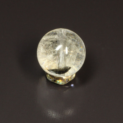 さり気なくカッコいいと思います。☆プラチナルチルクォーツ☆11ミリ