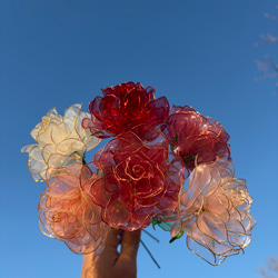 薔薇のオーダー(大サイズ)☆ディップフラワー☆アメリカンフラワー