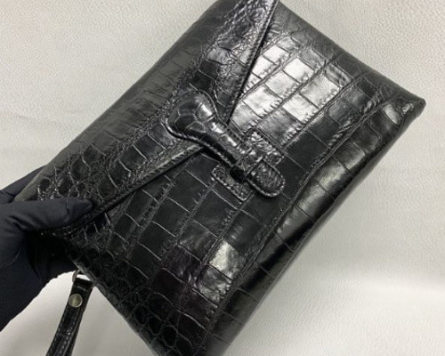 ワニ革 クロコダイル 長財布 3色 ハンドバッグ クロコダイル