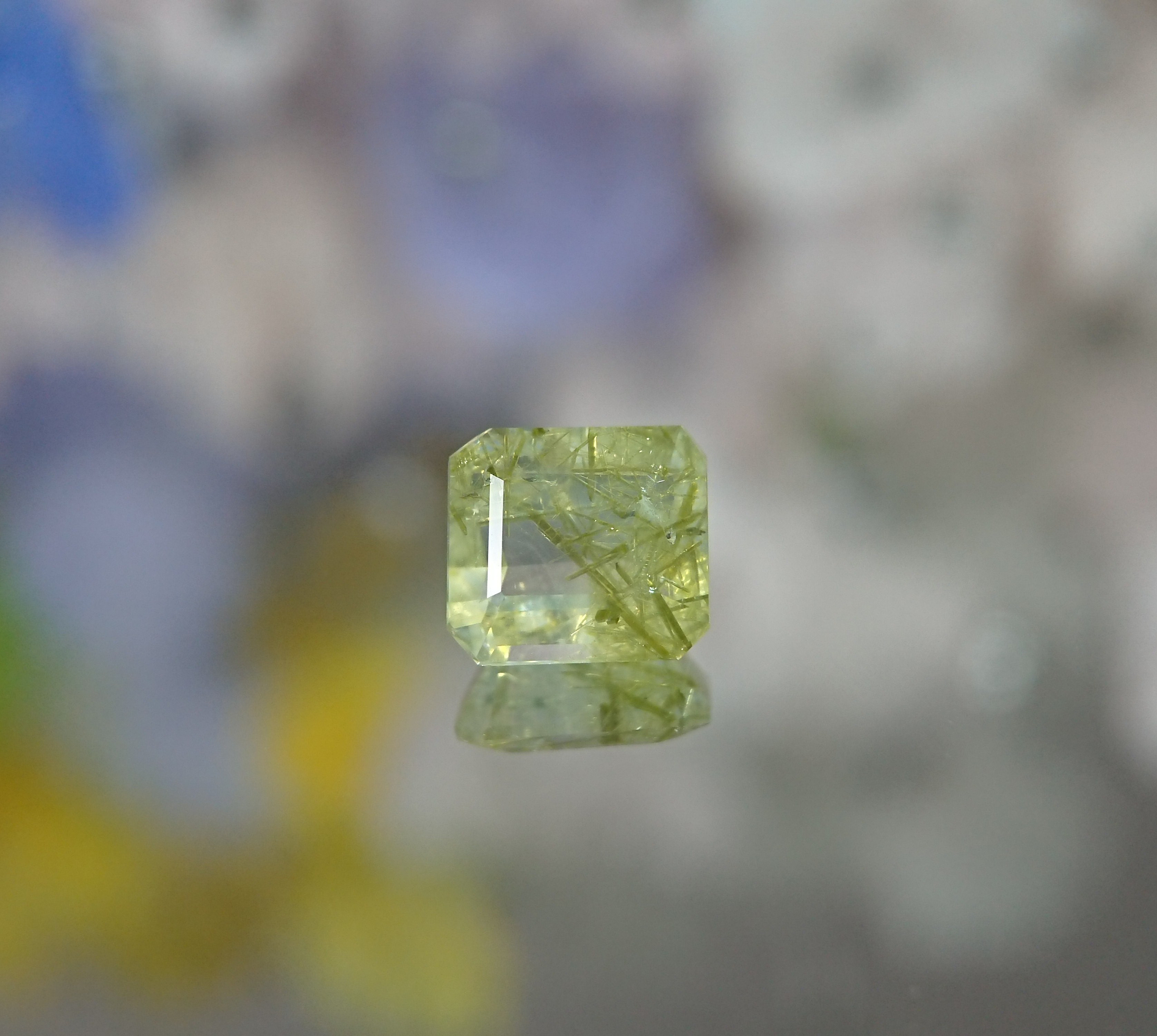 エピドートインクォーツ  1.26ct ⭐2411