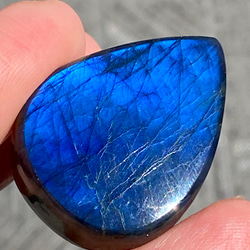 Top-Notch ディープブルー ラブラドライト 82 天然石 天然色 13枚目の画像