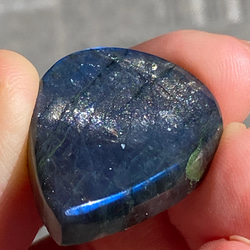 Top-Notch ディープブルー ラブラドライト 82 天然石 天然色 14枚目の画像