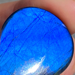 Top-Notch ディープブルー ラブラドライト 82 天然石 天然色 19枚目の画像