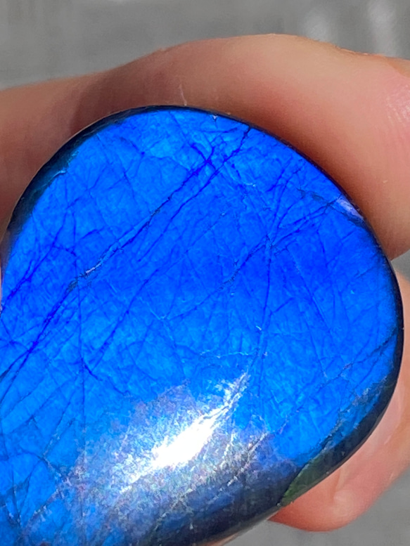 Top-Notch ディープブルー ラブラドライト 82 天然石 天然色 19枚目の画像