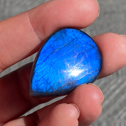 Top-Notch ディープブルー ラブラドライト 82 天然石 天然色 9枚目の画像