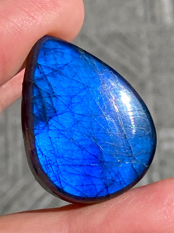 Top-Notch ディープブルー ラブラドライト 82 天然石 天然色 12枚目の画像