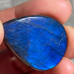 Top-Notch ディープブルー ラブラドライト 82 天然石 天然色 17枚目の画像