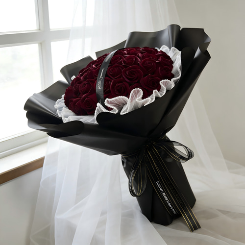 赤ソープフラワー 花束 母の日造花 花 敬老の日フラワーギフト バラ