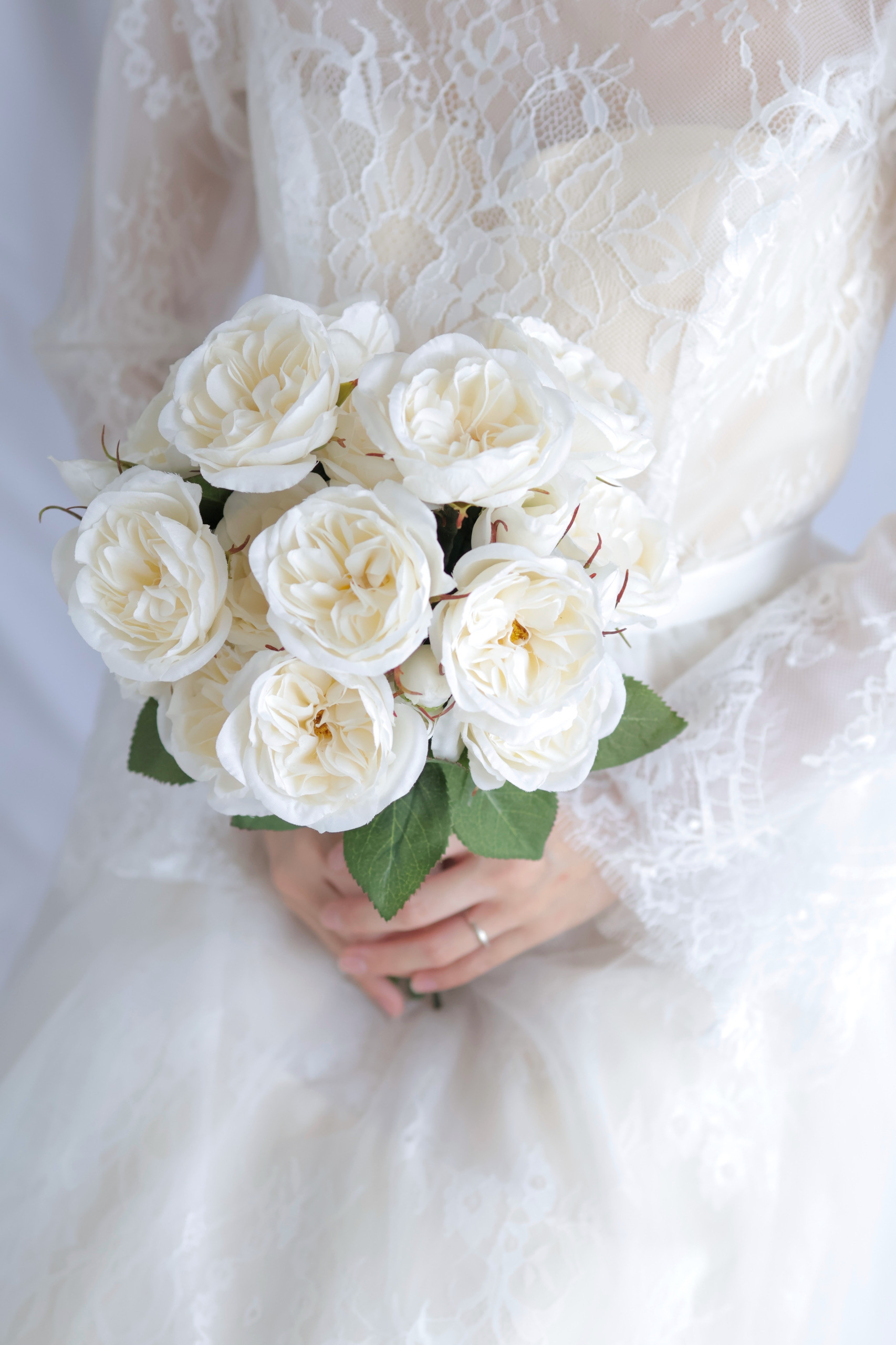 【即納品可能】シングルブーケ/ローズブーケ/ウエディングブーケ/アーティフィシャルフラワー