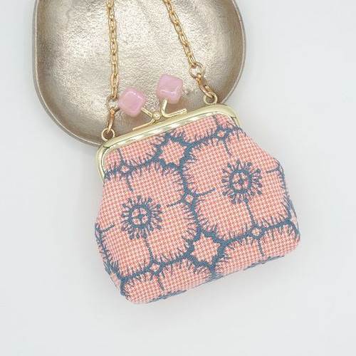 ミナペルホネン アネモネ ピンク a.ぽってりボストンL アネモネ ピンク