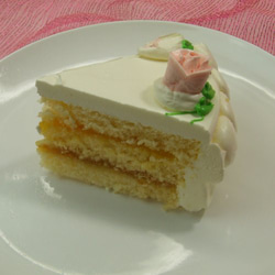 昔懐かしい バターデコレーショケーキ いっぱいのバラ （直径19cm 高さ5cm) 6号 4枚目の画像