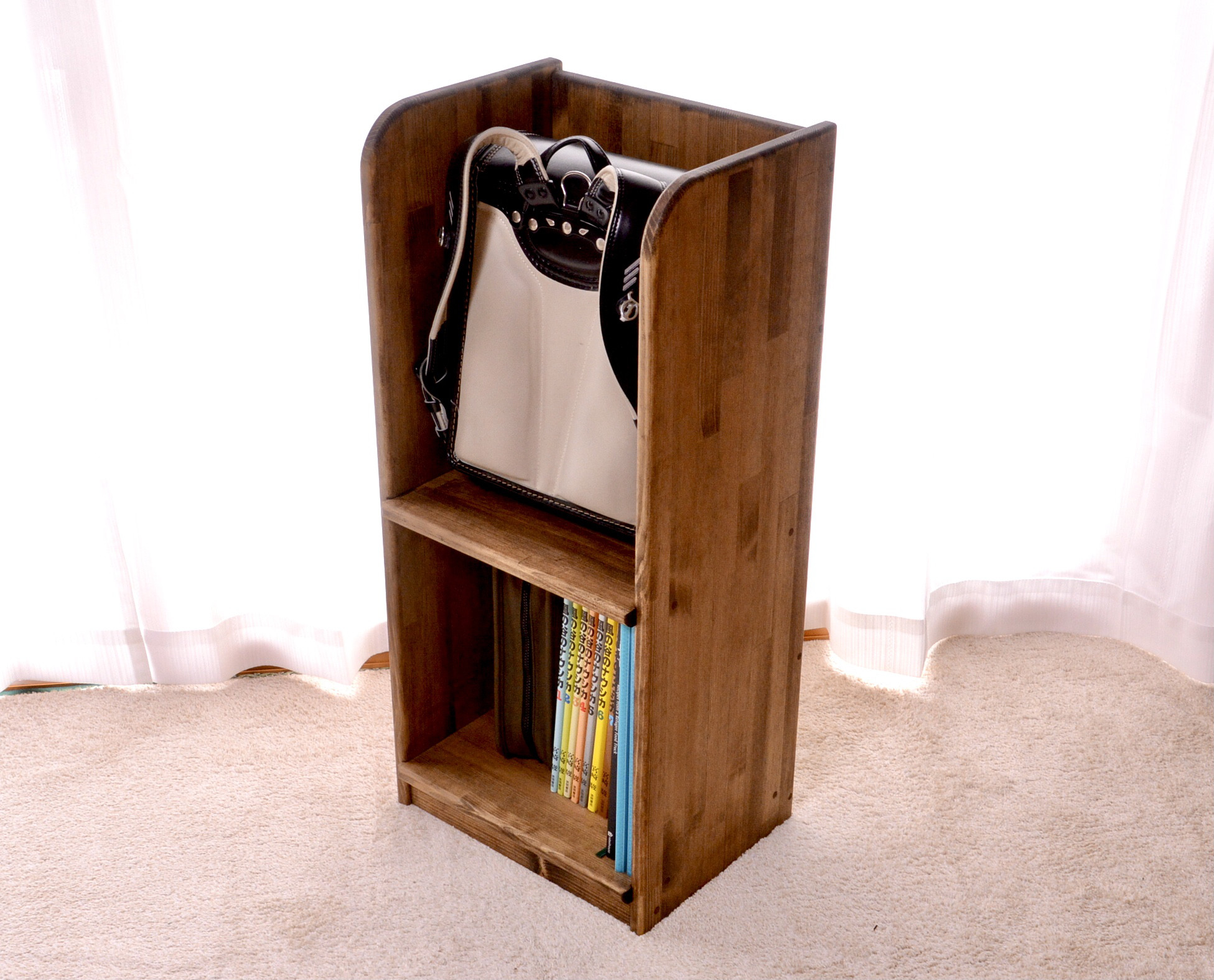 【頑丈なランドセルラック】エボニー　大人になっても使えます