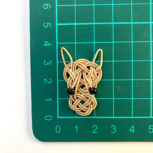 受注製作]水引パーツ 馬(ベージュ/白/赤/ワインレッド) 2026年干支 午