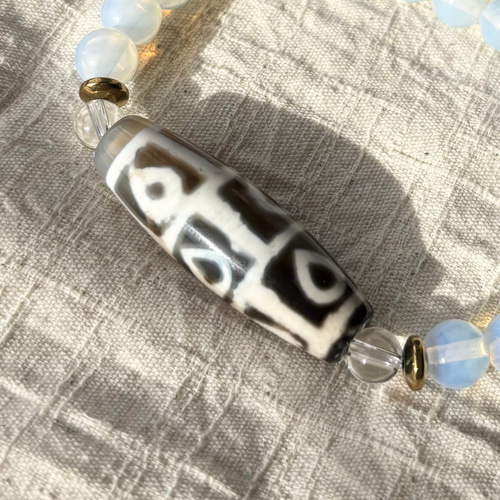 開光 仏心九眼天珠 ブレスレット dzi ＊ ΚΑйON ＊ 通販 19031076