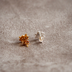 ハートの一粒ピアス❤︎heart frame pierce /送料無料 12枚目の画像