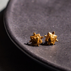 ハートの一粒ピアス❤︎heart frame pierce /送料無料 10枚目の画像