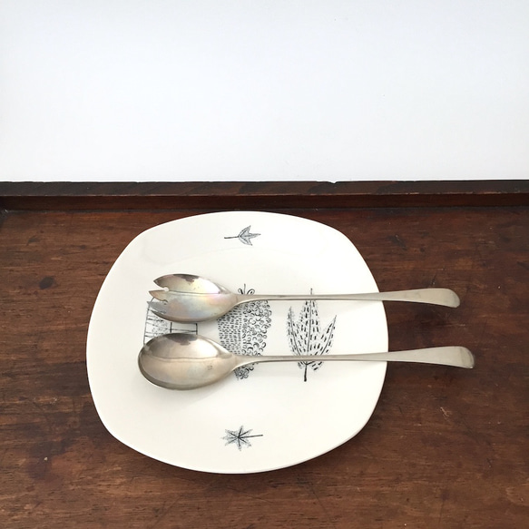 アンティーク サラダサーバー vintage salad server アンティークサラダサーバー シンプル