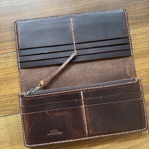 LONG WALLET 【アマゾニア チョコ】 長財布 will. creative works 通販