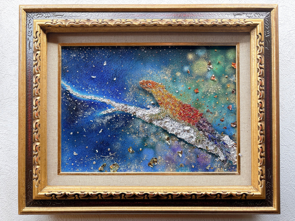 原画　スプレー缶　ポップアート　絵画　アクリル画　細密画　一点物　手描き 原画 コガネムシ 動物画 絵画 アクリル画 現代アート 細密画